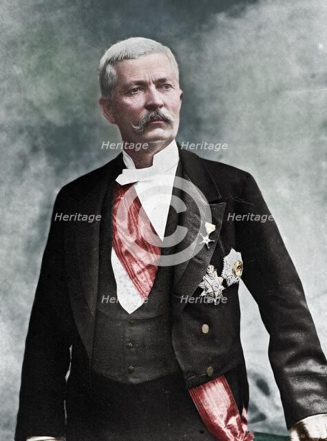 Henry Morton Stanley, Welsh journalist and explorer, late 19th or early 20th century. Artist: Unknown.