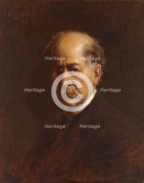 Henry Mosler Self-portrait, 1907. Creator: Henry Mosler.