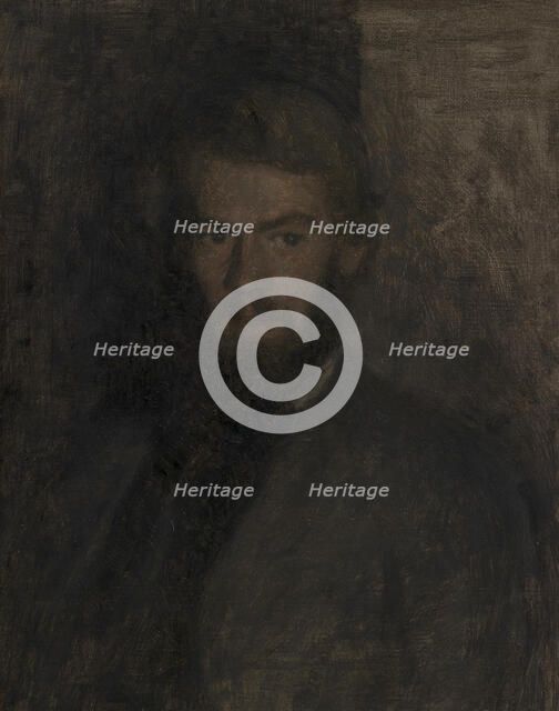 Henry Madsen. Skitse;Henry Madsen. Study, 1904. Creator: Vilhelm Hammershoi.