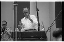 Henry Mancini, CTS Studios, Wembley, London, 1990. Artist: Brian O'Connor