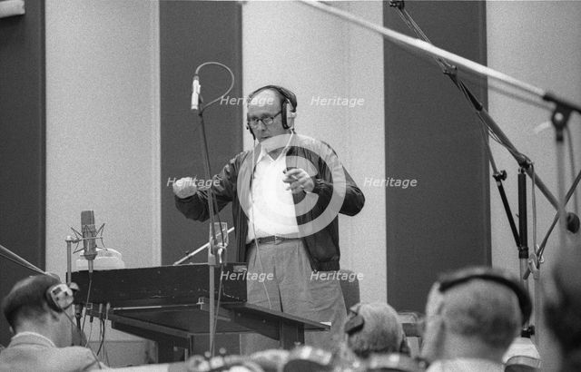 Henry Mancini, CTS Studios, Wembley, London, April 1990. Creator: Brian O'Connor.