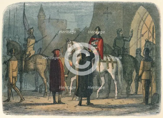 'Henry marches out against the Lollards', 1414 (1864). Artist: James William Edmund Doyle.
