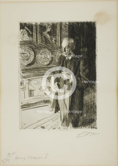 Henry Marquand, 1893. Creator: Anders Leonard Zorn.