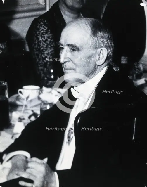 Henry Solomon Wellcome at the dinner to mark the opening of the cinchona exhibition, 1930. Creator: Unknown.