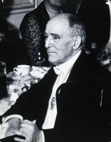 Henry Solomon Wellcome at the dinner to mark the opening of the cinchona exhibition, 1930. Creator: Unknown