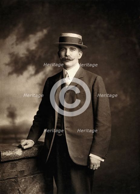 Henry Solomon Wellcome, late 19th-early 20th century.  Creator: Lafayette.