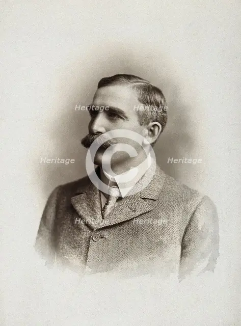 Henry Solomon Wellcome, late 19th-early 20th century.  Creator: Lafayette.