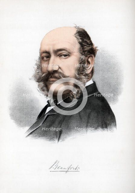 Henry Somerset, 8th Duke of Beaufort, British peer, soldier and politician, c1890.Artist: Cassell, Petter & Galpin