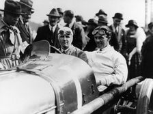 Henry Segrave at the wheel of a 1922 Sunbeam, 1920s
