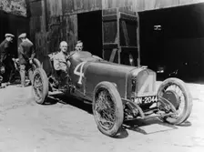 Henry Segrave in an 8 cylinder Sunbeam, Isle of Man, 1922