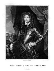 Henry Spencer, 1st Earl of Sunderland, English soldier, (1823).Artist: J Thomson