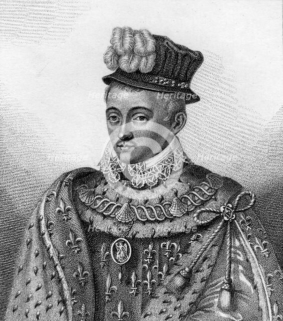 Henry Stuart, Lord Darnley, second husband of Mary, Queen of Scots, 1807.Artist: Rivers