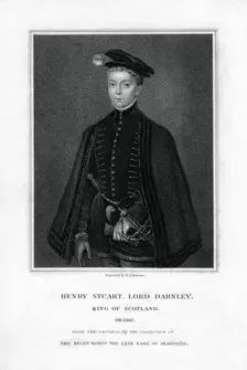 Henry Stuart, Lord Darnley, second husband of Mary, Queen of Scots, (19th century).Artist: H Robinson