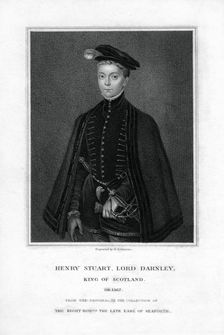Henry Stuart, Lord Darnley, second husband of Mary, Queen of Scots, (19th century).Artist: H Robinson