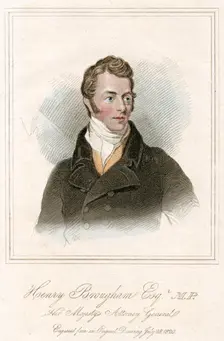 Henry Peter Brougham, 1st Baron Brougham and Vaux, Scottish lawyer and politician, c1820. Creator: Unknown