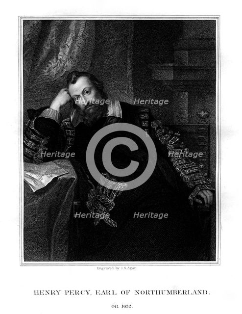 Henry Percy, 9th Earl of Northumberland, (1824).Artist: John Samuel Agar
