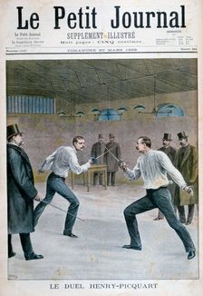 Henry-Picquart duel, 1898. Artist: Henri Meyer