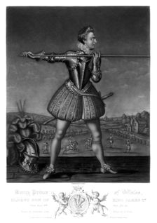 Henry, Prince of Wales, eldest son of King James I, 1816.Artist: Robert Dunkarton