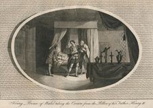 Henry, Prince of Wales taking the Crown from the pillow of his father Henry IV, 1413 (1793)