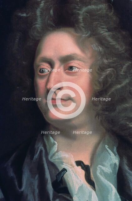 'Henry Purcell', (detail), 1695.  Artist: John Closterman