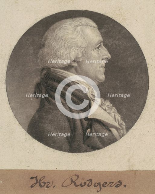 Henry Rogers, 1806. Creator: Charles Balthazar Julien Févret de Saint-Mémin.