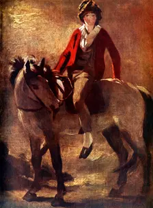 Henry Raeburn on a Grey Pony c1796, (1924). Creator: Unknown