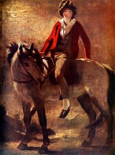 Henry Raeburn on a Grey Pony c1796, (1924). Creator: Unknown
