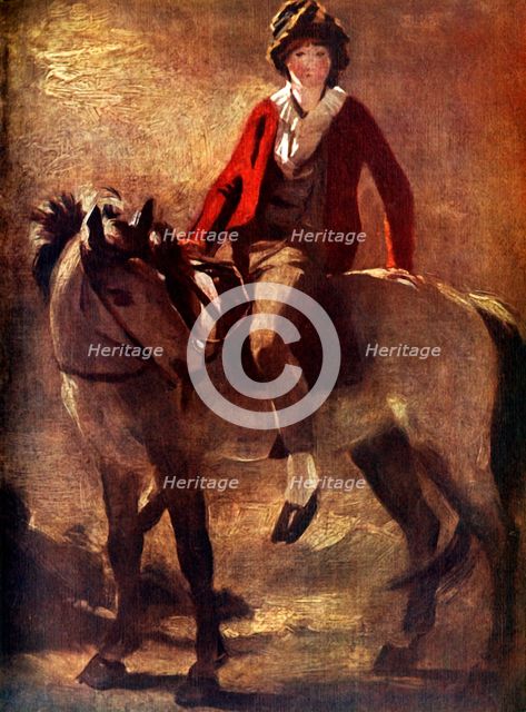 'Henry Raeburn on a Grey Pony', c1796, (1924). Creator: Unknown.