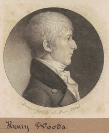 Henry Woods, 1802. Creator: Charles Balthazar Julien Févret de Saint-Mémin