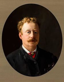Henry Woods, Self Portrait, 1885. Creator: Henry Woods