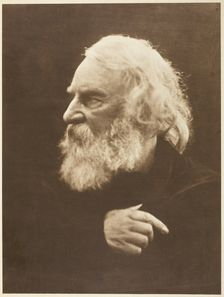 Henry Wadsworth Longfellow, 1868, printed 1875. Creator: Julia Margaret Cameron