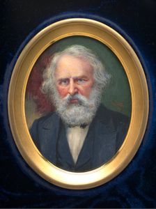 Henry Wadsworth Longfellow, 1871. Creators: Theodore Wust, Henry Wadsworth Longfellow