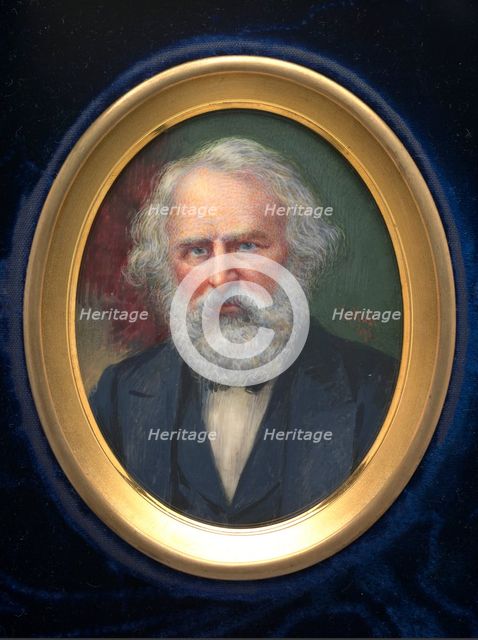 Henry Wadsworth Longfellow, 1871. Creators: Theodore Wust, Henry Wadsworth Longfellow.