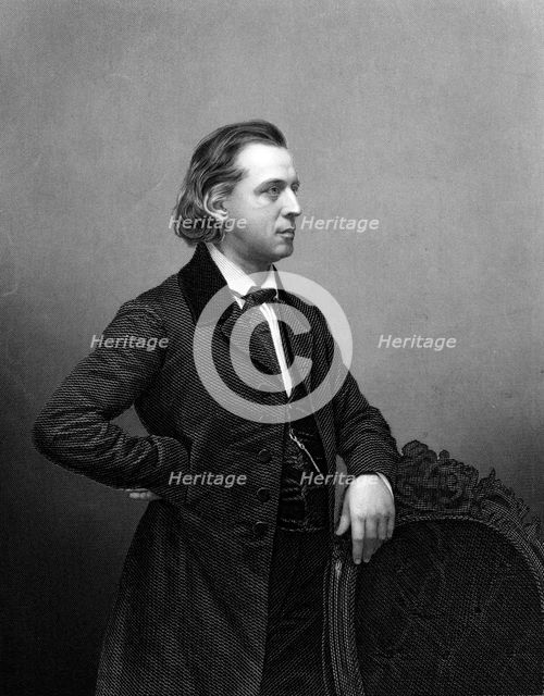Henry Ward Beecher (1813-1887), American Congregational minister, c1861. Creator: Unknown.