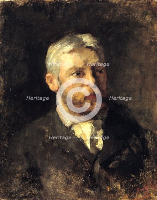 Henry Ward Ranger, ca. 1890. Creator: Albert Neuhuys.
