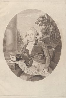 Henry William Bunbury Drawing his "Long Minuet", 1789., 1789. Creator: Thomas Ryder