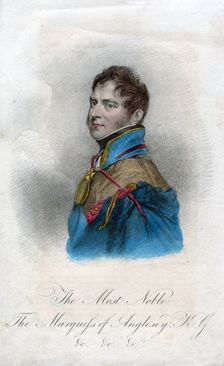 Henry William Paget, 1st Marquess of Anglesey, British soldier.Artist: Thomson