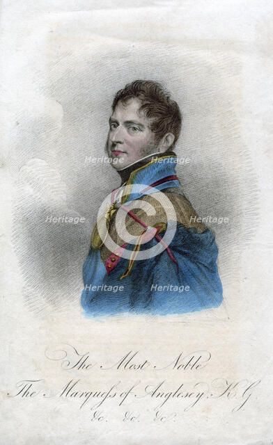 Henry William Paget, 1st Marquess of Anglesey, British soldier.Artist: Thomson