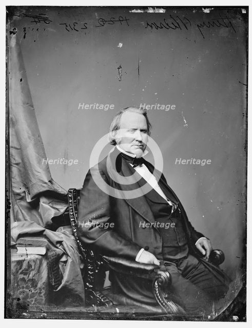 Henry Wilson of Massachusetts, between 1860 and 1875. Creator: Unknown.