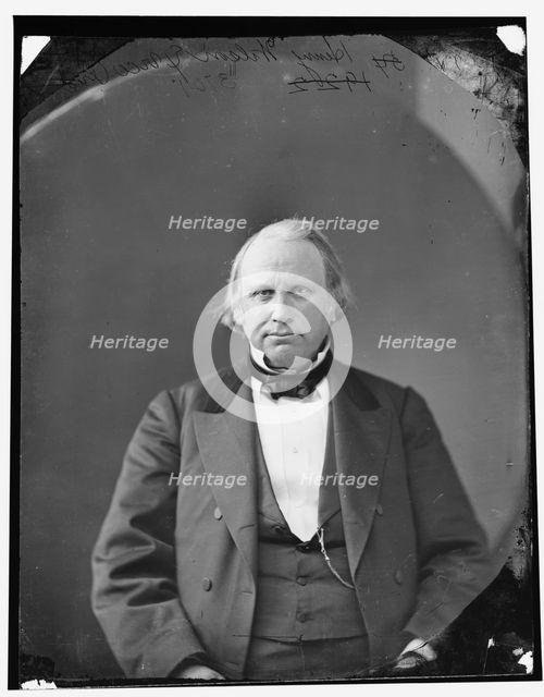 Henry Wilson of Massachussetts, between 1860 and 1875. Creator: Unknown.