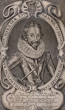 Henry Wriothesley, Earl of Southampton, patron of William Shakespeare, c1617 (1894). Artist: Simon de Passe