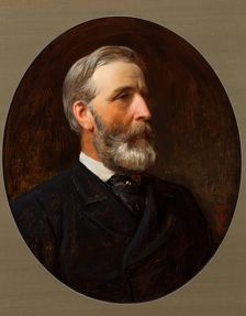 Henry Tanworth Wells, Self Portrait, 1882. Creator: Henry Tanworth Wells