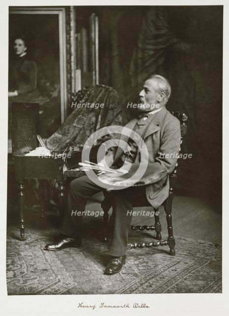 Henry Tanworth Wells, RA, c1889-1891. Creator: Ralph W Robinson.