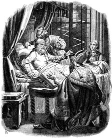 Henry the Lion before his death in Brunswiek, 1840