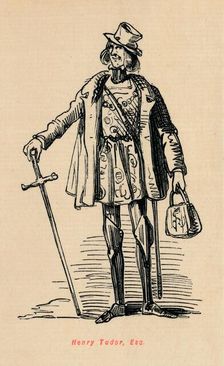 Henry Tudor, Esq. . Artist: John Leech