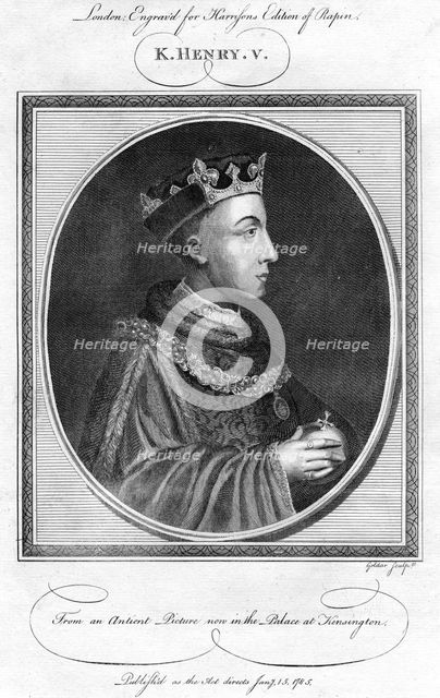 Henry V, King of England.Artist: Goldar