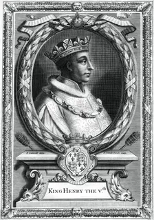 Henry V, King of England.Artist: P Vanderbanck