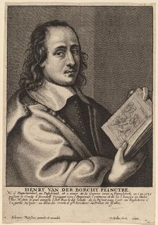 Henry van der Borcht, Painter, 1648. Creator: Wenceslaus Hollar