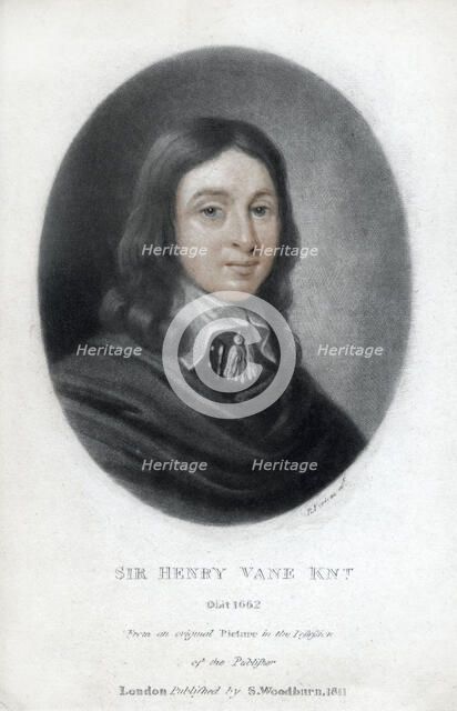 'Henry Vane the Younger', statesman and Member of Parliament, 1811. Artist: Unknown