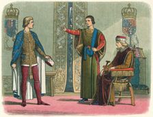 Henry VI and the Dukes of York and Somerset 1450 (1864). Artist: James William Edmund Doyle